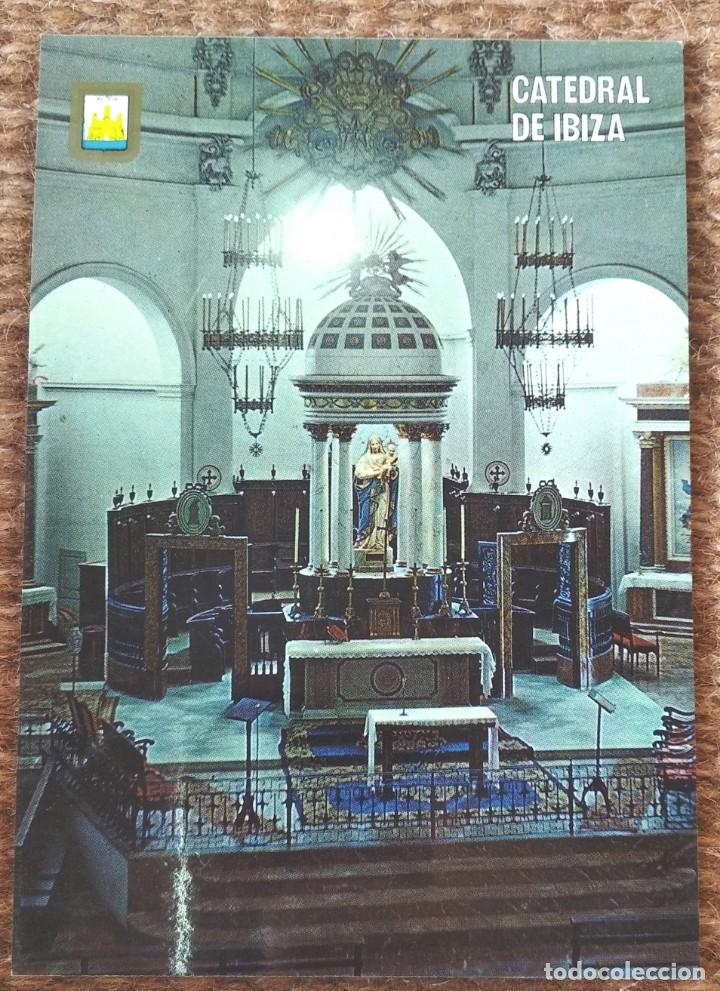 Postales: IBIZA - INTERIOR CATEDRAL - Foto 1