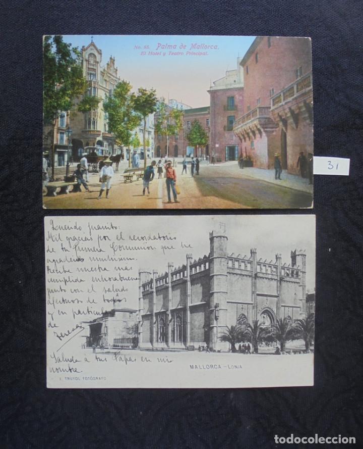 Postales: 2 Postales Palma de Mallorca. Pr 1900 - Foto 1