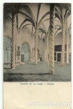 Postales: ANTIGUA POSTAL PALMA INTERIOR DE LA LONJA - Foto 1