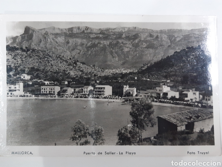 Postales: Postal de Mallorca. Puerto de Soller. La Playa. - Foto 1