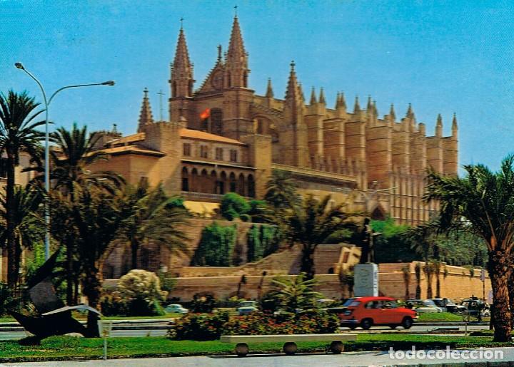 Postales: Palma de Mallorca, la Catedral, circulada - Foto 1