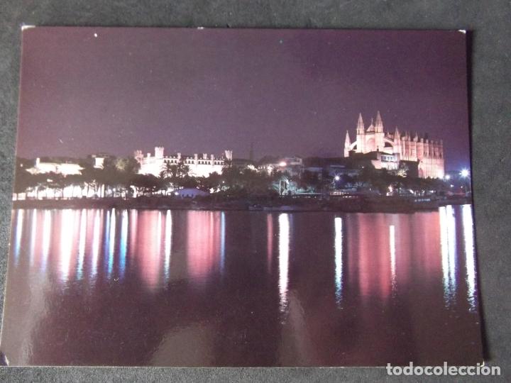 Cartoline: BALEARES-V23-NO ESCRITA-MALLORCA-PALMA-DETALLE DEL PUERTO EN LA NOCHE