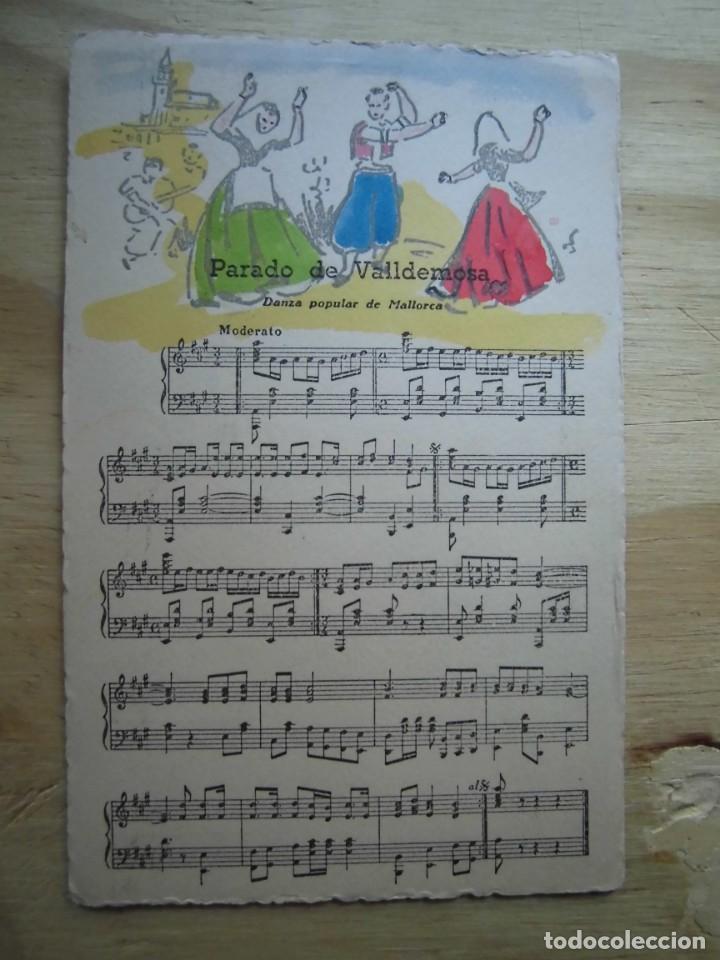 Postales: POSTAL PARADO DE VALLDEMOSA DANZA POPULAR DE MALLORCA CIRCULADA