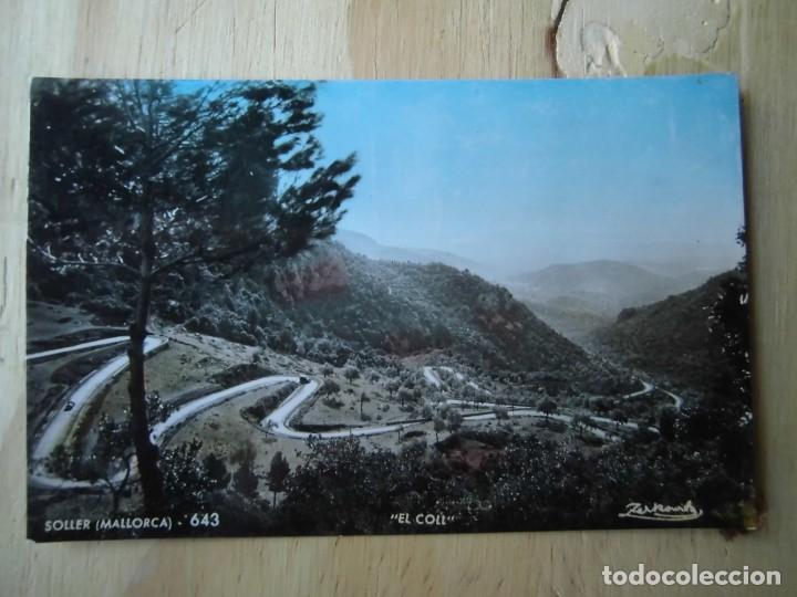 Postales: POSTAL SOLLER MALLORCA ZERKOWITZ EL COLL CIRCULADA - Foto 1