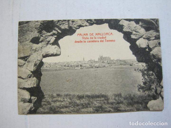 Postkarten: PALMA DE MALLORCA-VISTA DE LA CIUDAD DESDE LA CARRETERA DEL TERRENO-THOMAS-POSTAL ANTIGUA-(74.300)