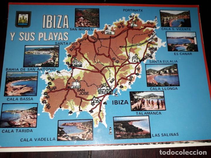 Postales: N&ordm; 39288 POSTAL IBIZA MAPA - Foto 1