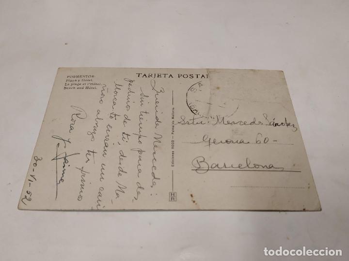 Postales: MALLORCA - POSTAL FORMENTOR - PLAYA Y HOTEL - Foto 2