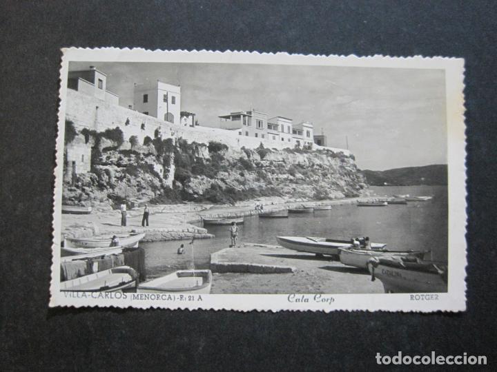 Cartoline: VILLA CARLOS-CALA CORP-ROTGER FOTOGRAFICA-POSTAL ANTIGUA-VER FOTOS-(75.380)