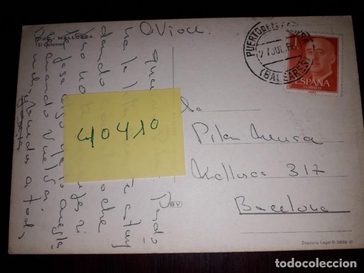 Postales: N&ordm; 40410 POSTAL MALLORCA EL COLOMER - Foto 2