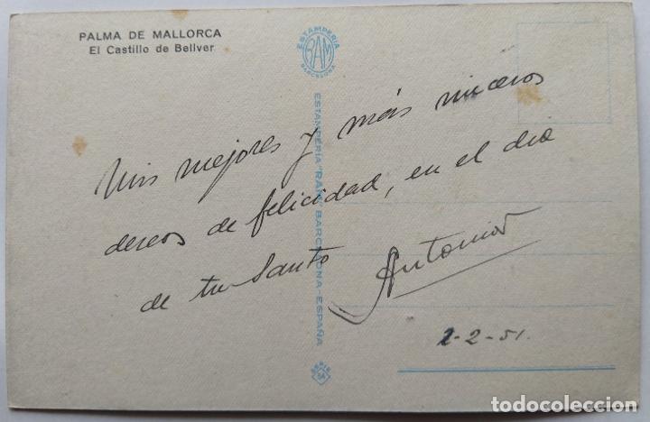 Postales: MALLORCA CASTILLO DE BELLVER - Foto 2