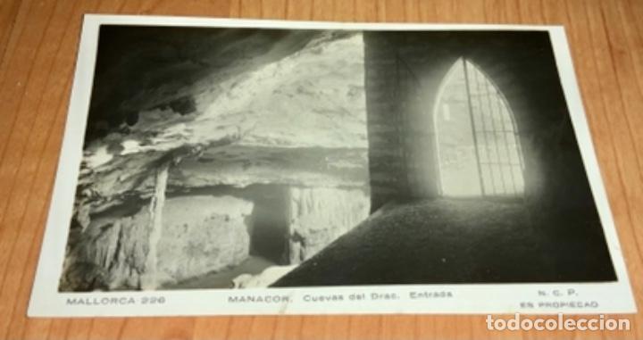 Postales: POSTAL DE MANACOR CUEVAS DEL DRAC ENTRADA SIN CIRCULAR - Foto 1