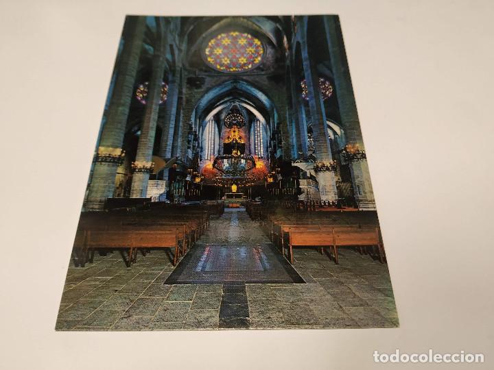 Postales: MALLORCA - POSTAL PALMA - INTERIOR DE LA CATEDRAL - Foto 1
