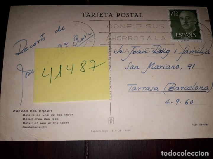 Postales: N&ordm; 41487 POSTAL CUEVAS DEL DRACH MALLORCA - Foto 2