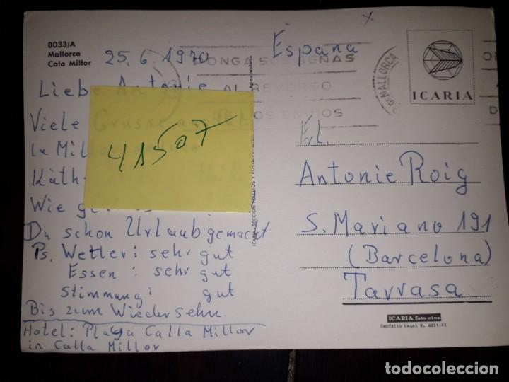 Postales: N&ordm; 41507 POSTAL MALLORCA CALA MILLOR - Foto 2
