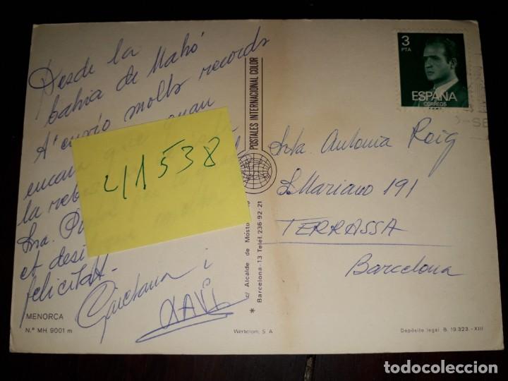 Postales: N&ordm; 41538 POSTAL MENORCA - Foto 2