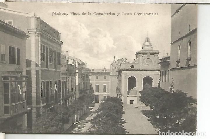 Cartoline: BALEARES MAHON MAO ESCRITA 1913 MAT IBIZA