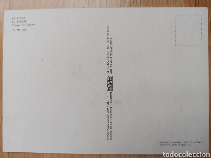 Postales: Postal Mallorca, El arenal - Foto 2