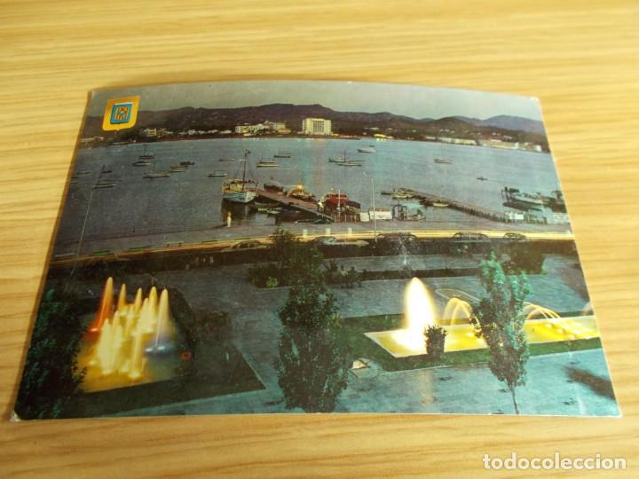 Postales: SAN ANTONIO ABAD ( BALEARES ) VISTA PARCIAL NOCTURNA