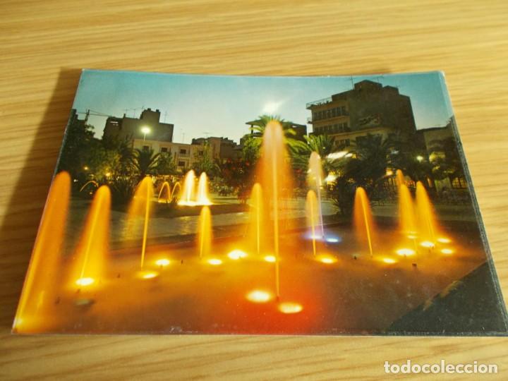 Postales: SAN ANTONIO ABAD ( BALEARES ) JARDINES MUNICIPALES.FUENTE LUMINOSA NOCTURNA