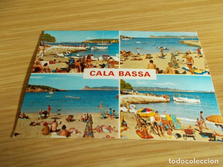Postales: SAN ANTONIO ABAD ( BALEARES ) DIVERSOS ASPECTOS CALA BASSA