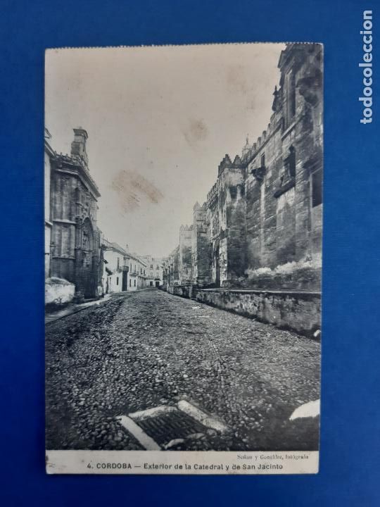 Postais: ANTIGUA TARJETA POSTAL CORDOBA CATEDRAL Y SAN JACINTO SE&Ntilde;AN Y GONZALEZ CIRCULADA