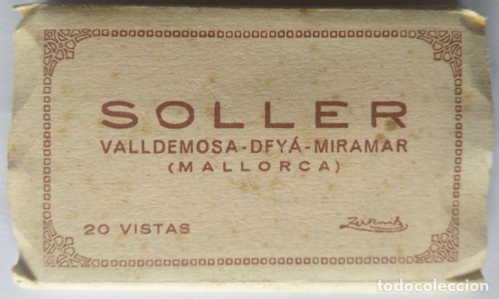 Postais: SOLLER BLOC DE 20 VISTAS FORMATO PEQUE&Ntilde;O VALLDEMOSA DFYA MIRAMAR