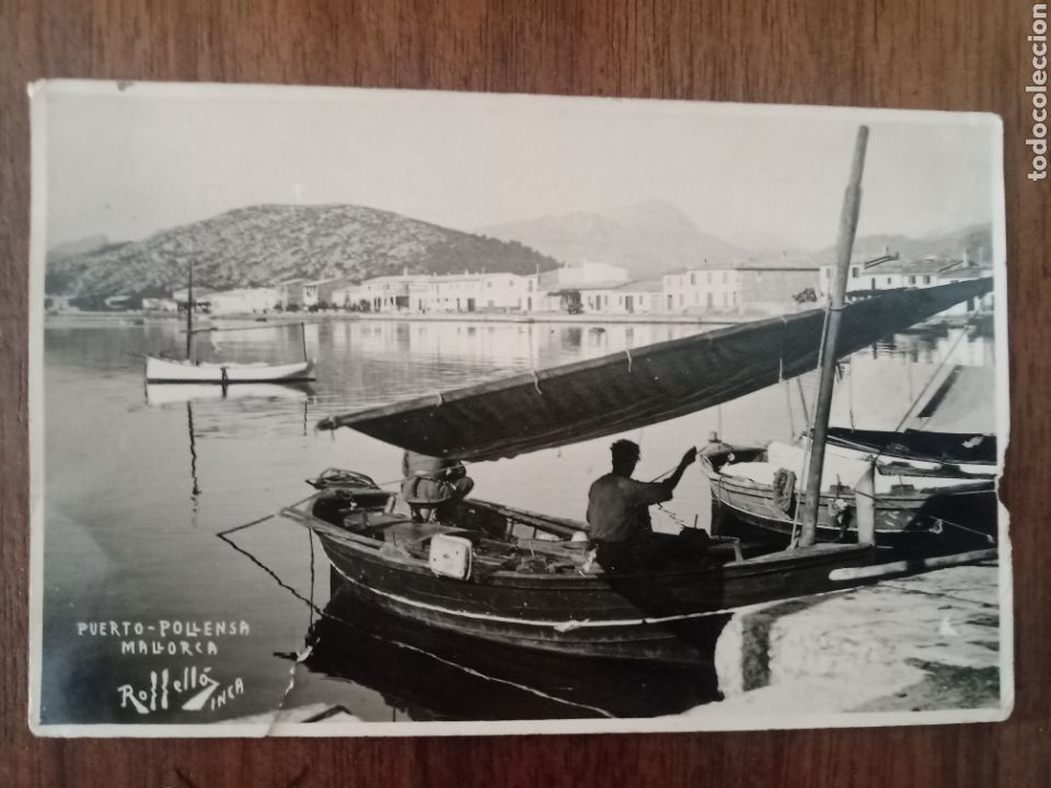 Postais: Puerto Pollensa. Mallorca. Rossell&oacute;. 1937