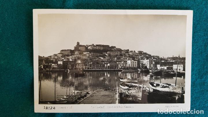 Postales: POSTAL DE IBIZA - LA CIUDAD DESDE EL CLUB NAUTICO - Foto 1