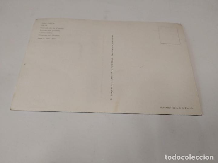 Postales: MALLORCA - POSTAL ART&Aacute; - ENTRADA DE LAS CUEVAS - Foto 2