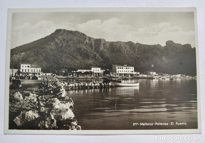 Cartoline: Tarjeta Postal. 377-Mallorca-Pollensa-El Puerto. AM. Sin Circular. En muy buen estado