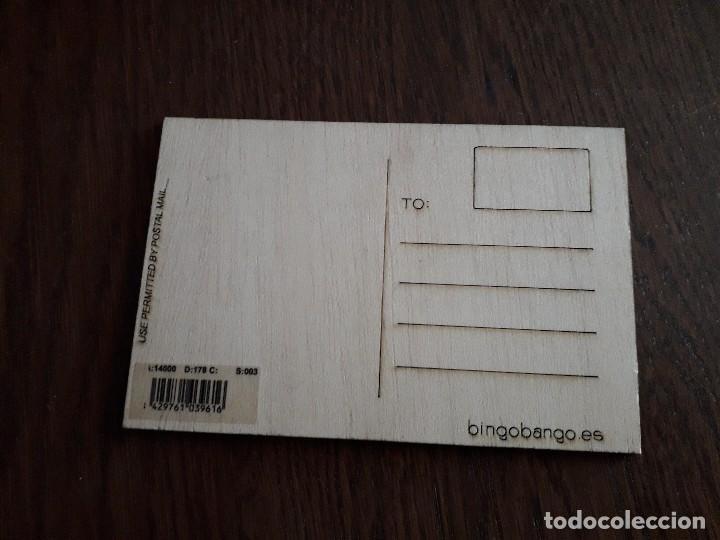 Postales: postal de madera de Ibiza. - Foto 2