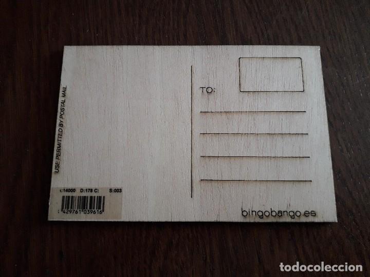 Postales: postal de madera de Ibiza. - Foto 2