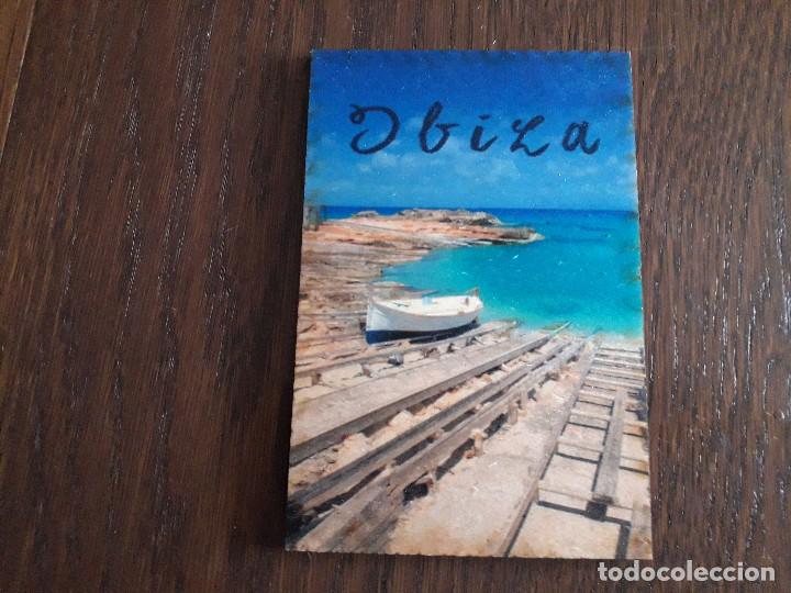Postales: postal de madera de Ibiza-Ibiza vintage.