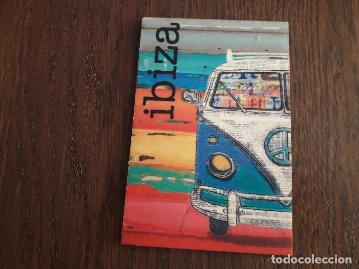 Postales: postal de madera, Ibiza-Ibiza vintage.