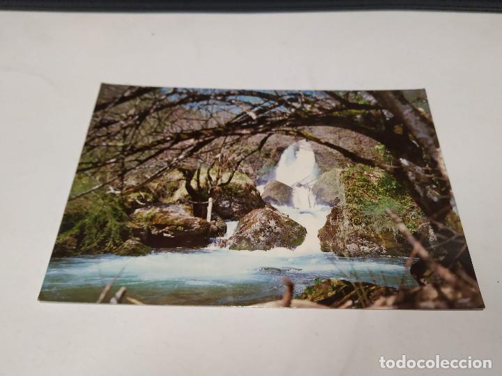 Postales: CANTABRIA - POSTAL PICOS DE EUROPA - CASCADA DEL R&Iacute;O DEVA - Foto 1