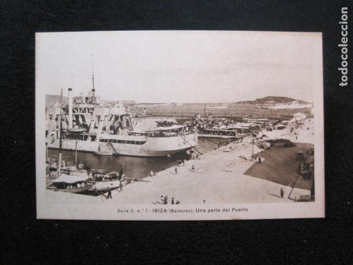 Postcards: IBIZA-UNA PARTE DEL PUERTO-FOTO VI&Ntilde;ETS-POSTAL ANTIGUA-(78.953)
