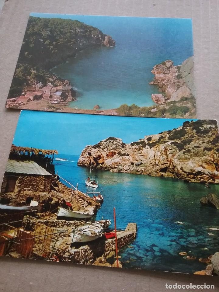 Cartes Postales: 2 postales cala deya ( mallorca) a&ntilde;os 60 (380-2)