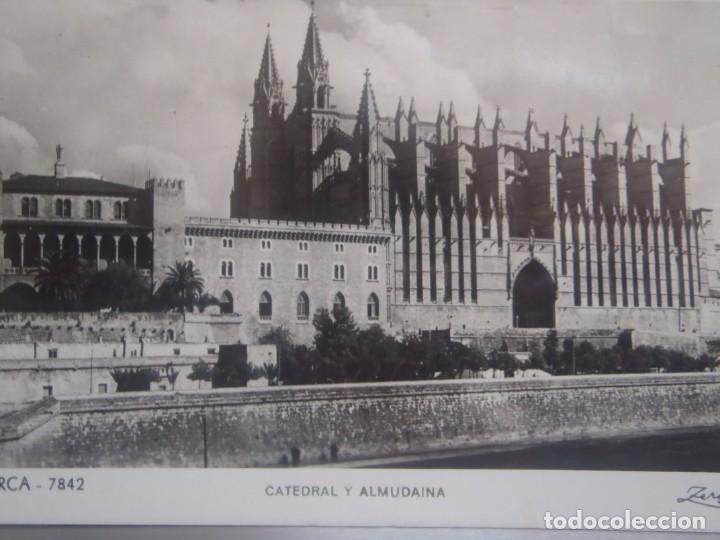 Postales: MALLORCA - CATEDRAL Y ALMUDAINA - Foto 1