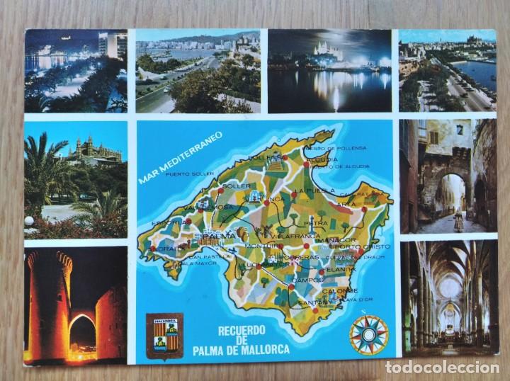 Postales: MALLORCA - PLANO - MAPA - Foto 1