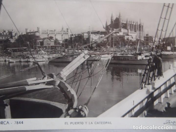 Postales: MALLORCA - EL PUERTO Y LA CATEDRAL - Foto 1