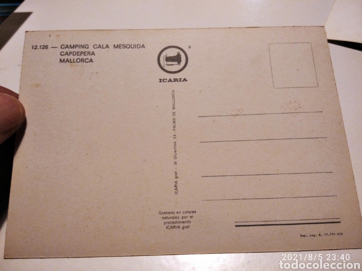 Postales: Postal Camping Cala Mesquida Mallorca - Foto 2