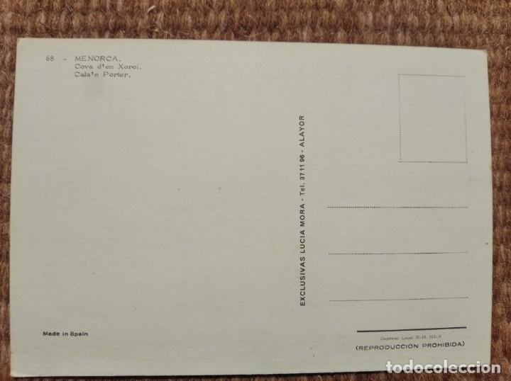 Postales: MENORCA - COVA DEN XOROI - Foto 2