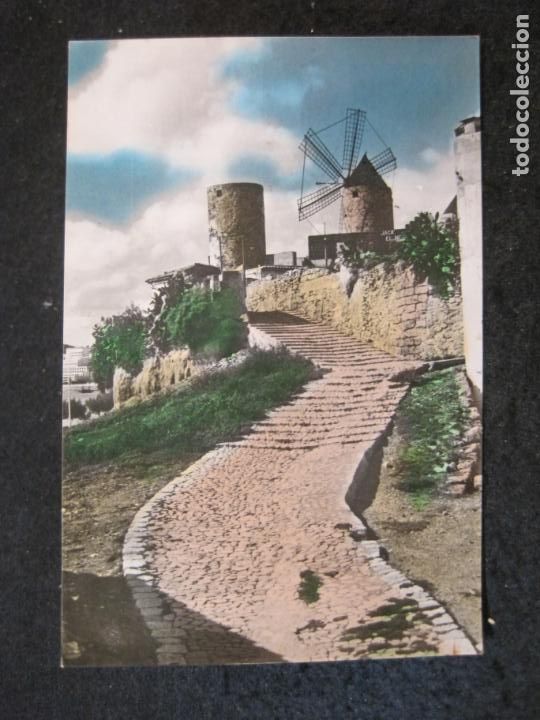 Cartoline: PALMA DE MALLORA-JACK EL NEGRO-MOLINO-ED RAKER-POSTAL ANTIGUA-(83.430)