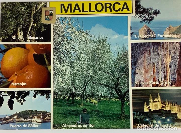 Postales: MALLORCA Diversos aspectos. Circulada 1975 - Foto 1