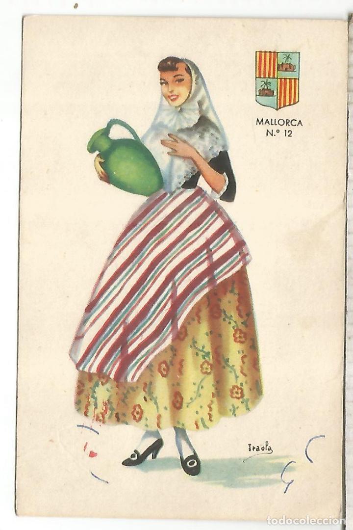 Postales: BALEARES MALLORCA TRAJE TIPICO ESCRITA - Foto 1