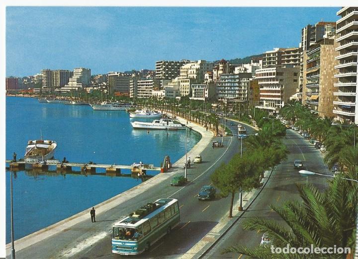 Postkarten: POSTAL ANTIGUA DE PALMA DE MALLORCA-PASEO MARITIMO -EDICIONES CYP COLOR N&ordm; PM 43- SIN CIRCULAR