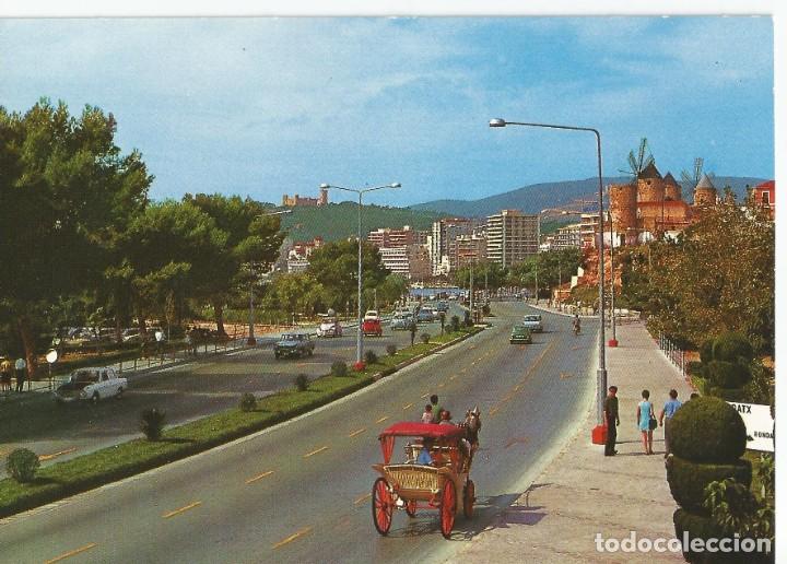 Postales: POSTAL ANTIGUA DE PALMA DE MALLORCA- PASEO MARITIMO-EDICIONES CYP COLOR N&ordm; PM 64- SIN CIRCULAR