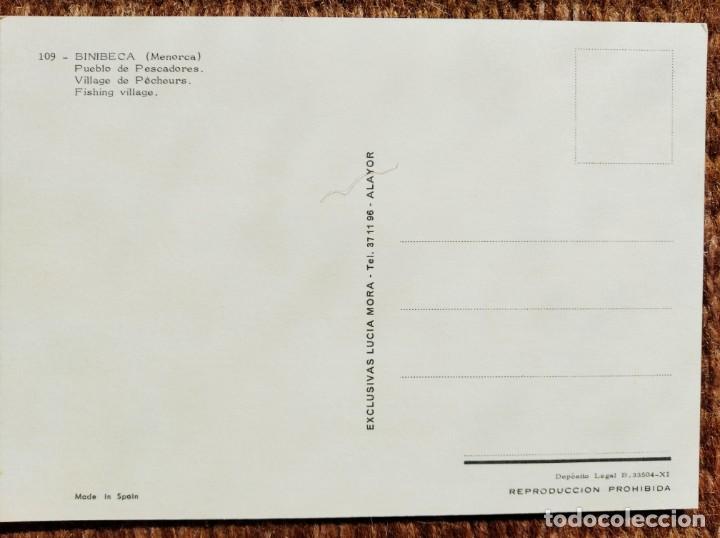 Postales: MENORCA - BINIBECA - Foto 2