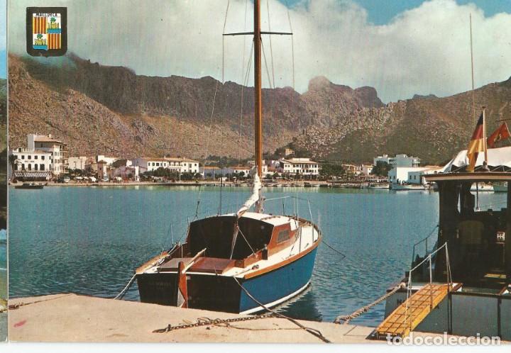 Postales: POSTAL DE POLLENSA(MALLORCA) SIN CIRCULAR-EDITADA POR FISA N&ordm; 1472-VISTA PARCIAL DEL PUERTO- 1962