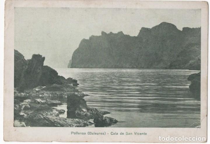 Postales: POSTAL- POLLENSA- BALEARES- CALA DE SAN VICENTE